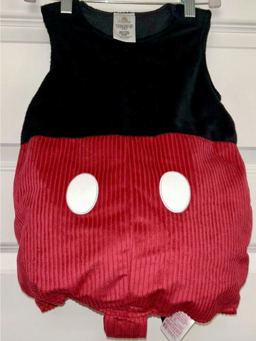 1 Pc Disney Store Mickey Mouse Baby Toddler Plush Halloween Costume 6-12 Months